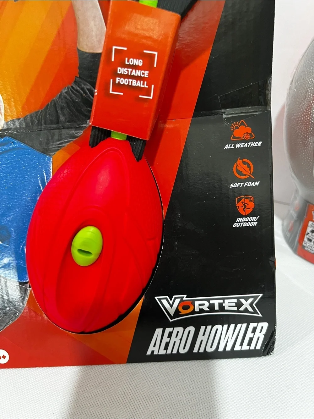 Lot of Three NERF Football Turbo & Aero Howler Football Sporty Outdoor